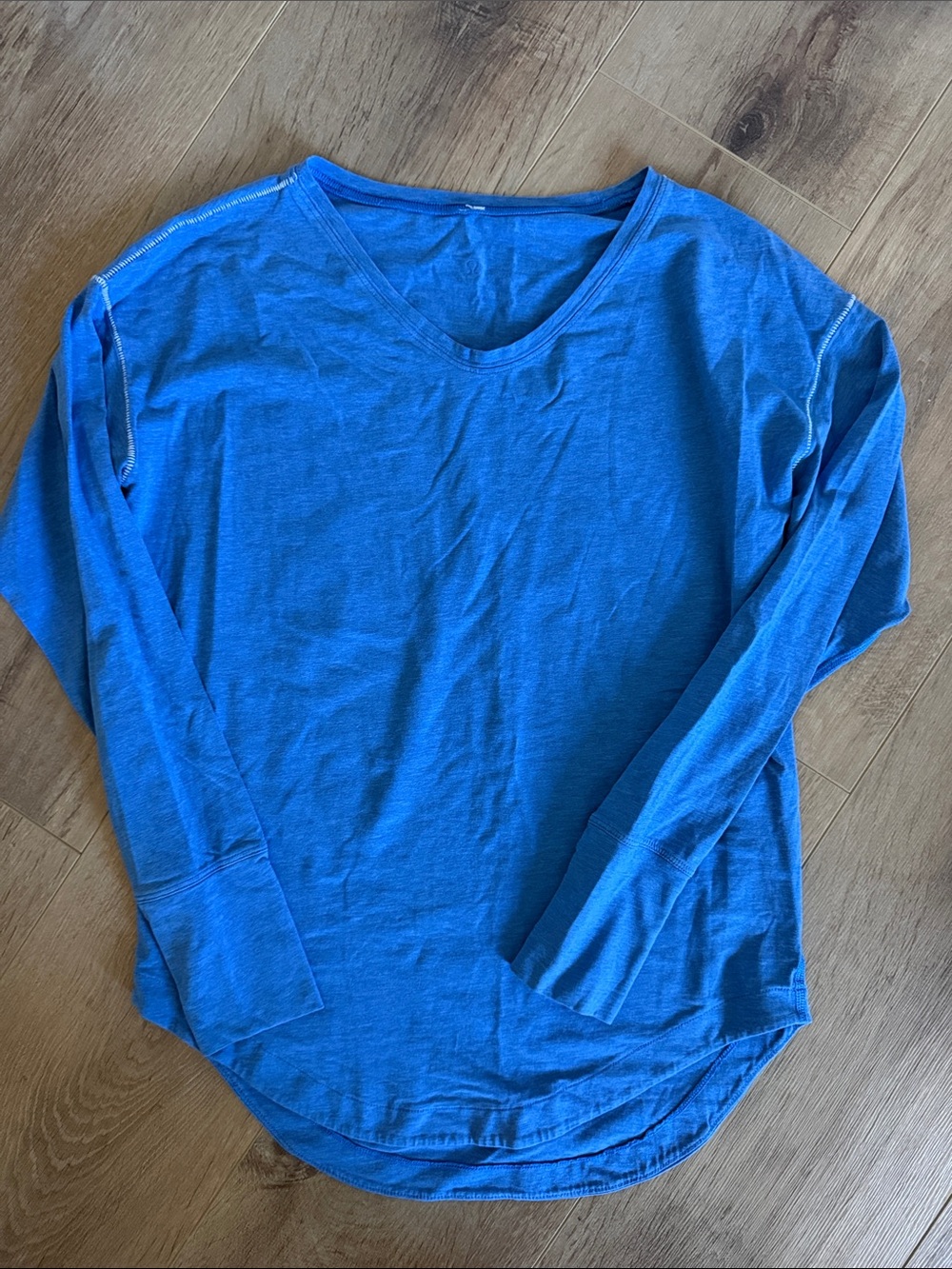 lululemon athletica Blue Long Sleeve Tee